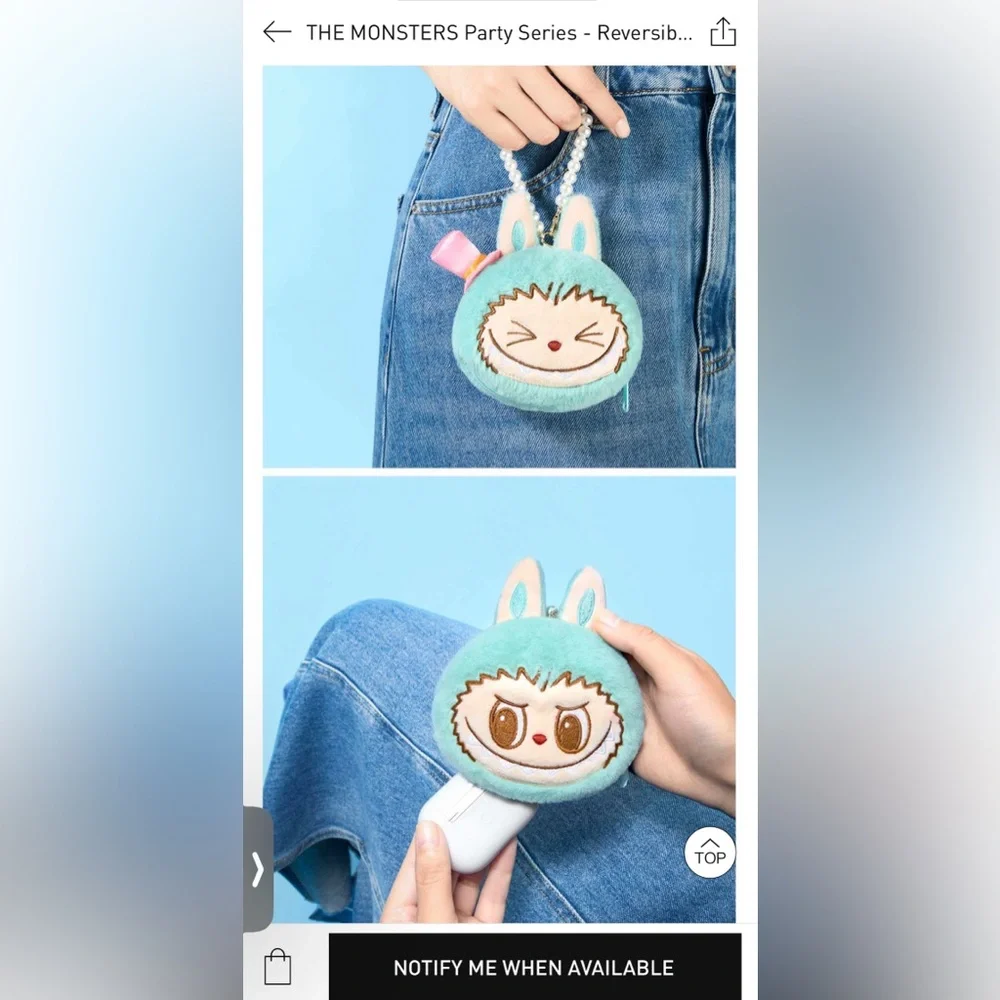 POP MART THE MONSTERS‎ Party Series Reversible Plush CONFIRMED - Spooky